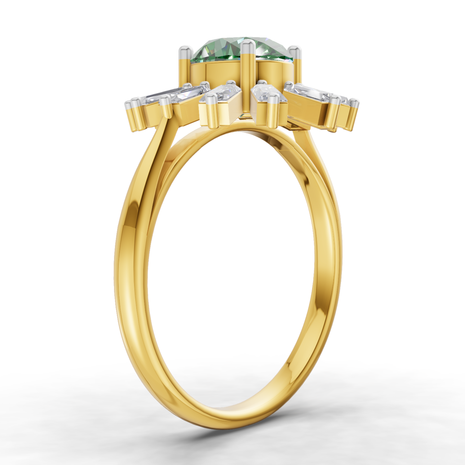 1.92 Carat Halo Diamond Engagement Ring