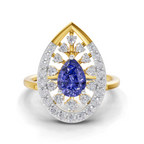 0.47 Carat Halo Diamond Engagement Ring