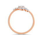 0.64 Carat Magnolia Flower Ring