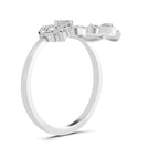 0.64 Carat Magnolia Flower Ring