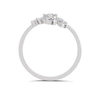 0.64 Carat Magnolia Flower Ring
