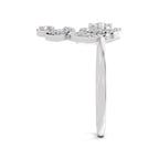 0.64 Carat Magnolia Flower Ring