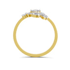 0.64 Carat Magnolia Flower Ring