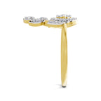 0.64 Carat Magnolia Flower Ring