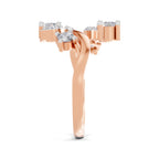 0.98 Carat Floral Vine Lab Grown Ring