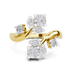 0.98 Carat Floral Vine Lab Grown Ring