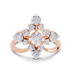 0.95 Carat Marquise Diamond Cluster Ring