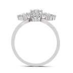 0.95 Carat Marquise Diamond Cluster Ring