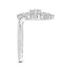 0.95 Carat Marquise Diamond Cluster Ring