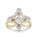 0.95 Carat Marquise Diamond Cluster Ring