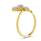 0.95 Carat Marquise Diamond Cluster Ring