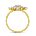 0.95 Carat Marquise Diamond Cluster Ring