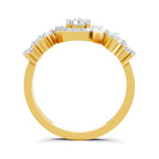 1.47 Carat The Pear Halo Cluster Ring