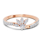 1.47 Carat The Pear Halo Cluster Ring