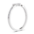 0.71 Carat Valencia Round Chevron Ring
