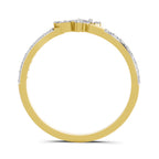 0.71 Carat Valencia Round Chevron Ring