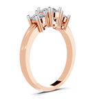 0.95 Carat Trinity Gleam Promise Engagement Ring