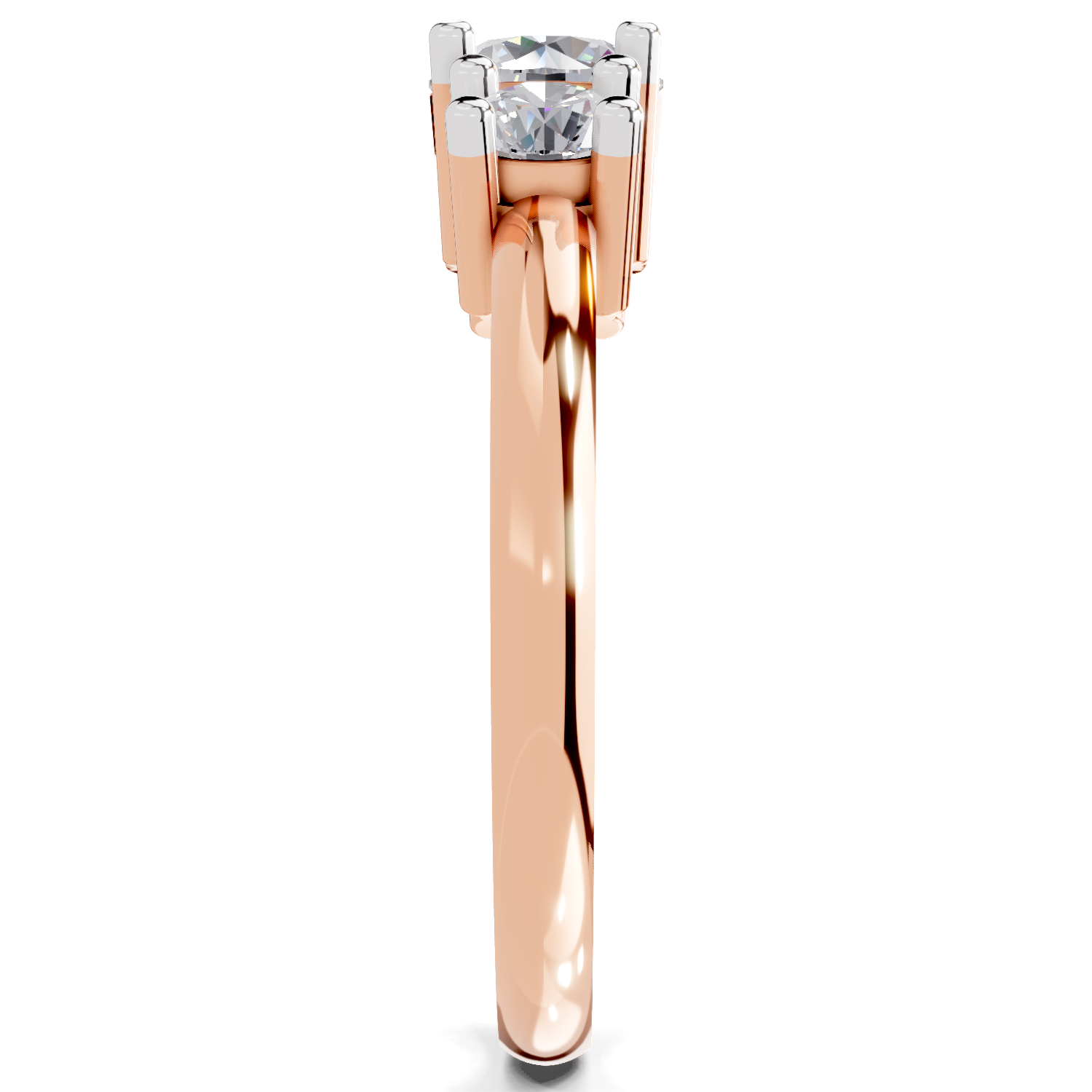 0.95 Carat Trinity Gleam Promise Engagement Ring