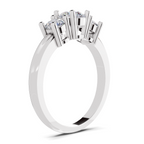 0.95 Carat Trinity Gleam Promise Engagement Ring