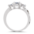 0.95 Carat Trinity Gleam Promise Engagement Ring