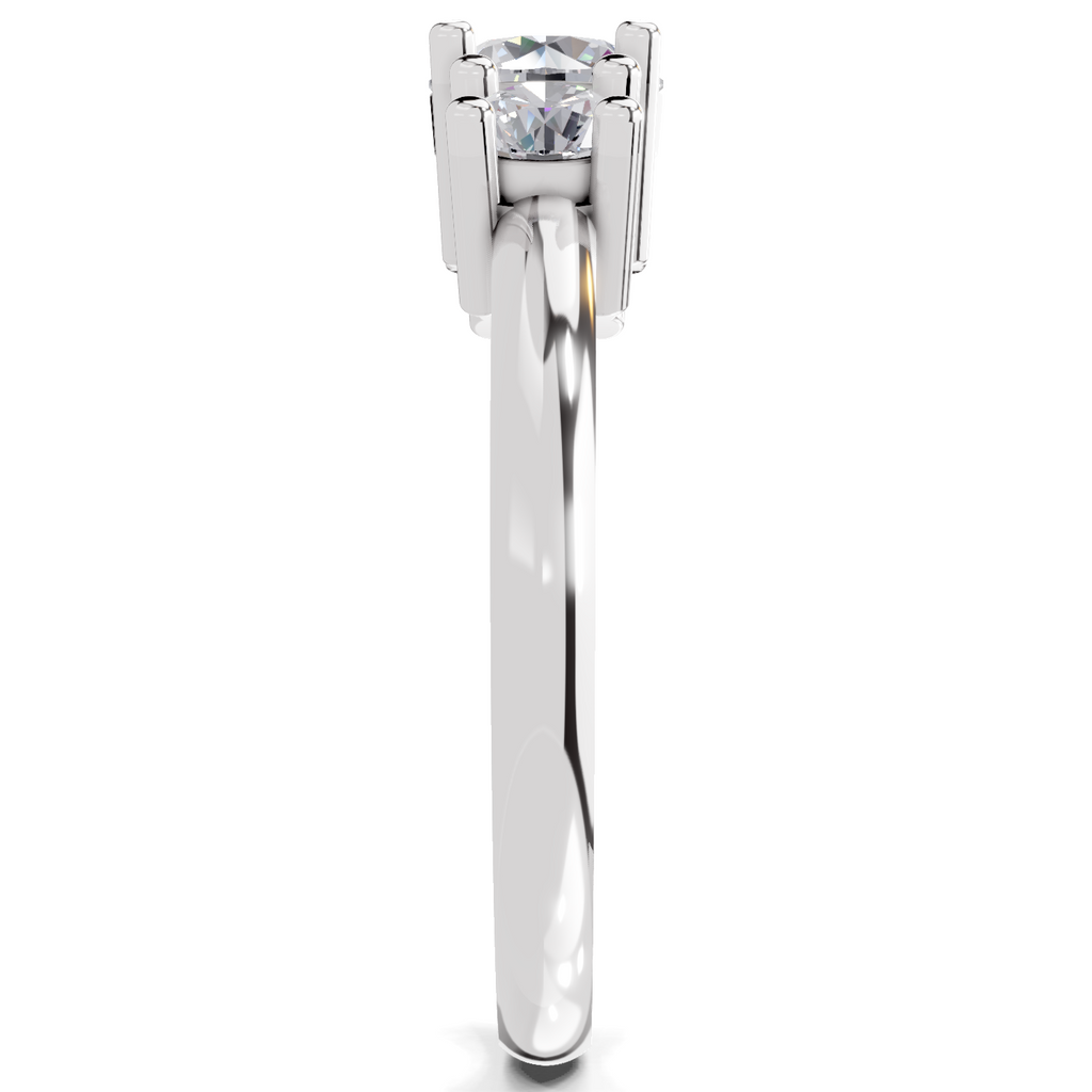 0.95 Carat Trinity Gleam Promise Engagement Ring