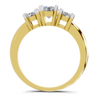 0.95 Carat Trinity Gleam Promise Engagement Ring