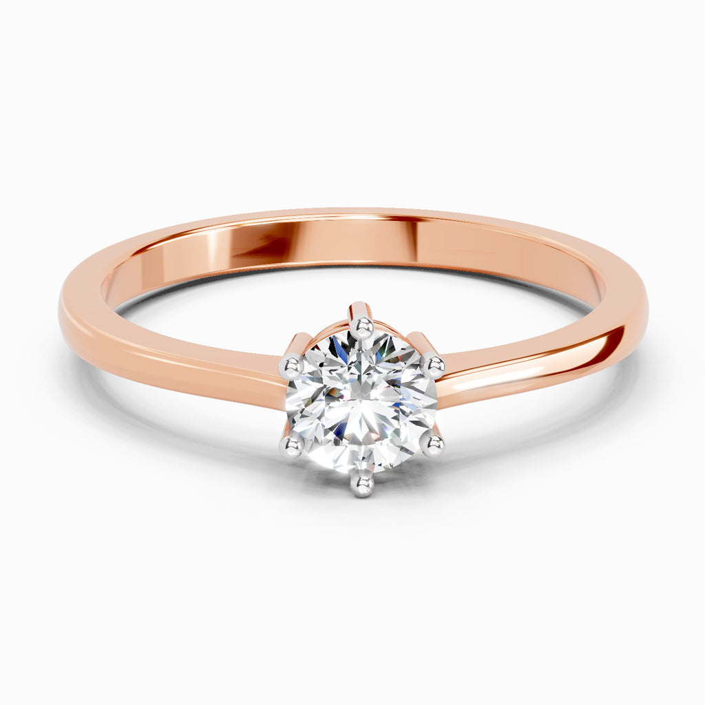0.5 Carat Round Solitaire Ring