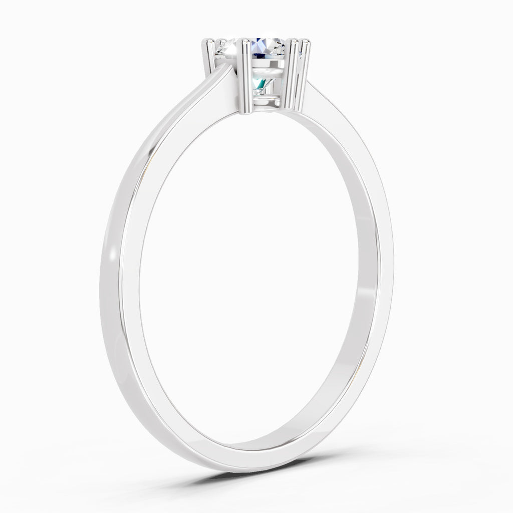 0.5 Carat Round Solitaire Ring