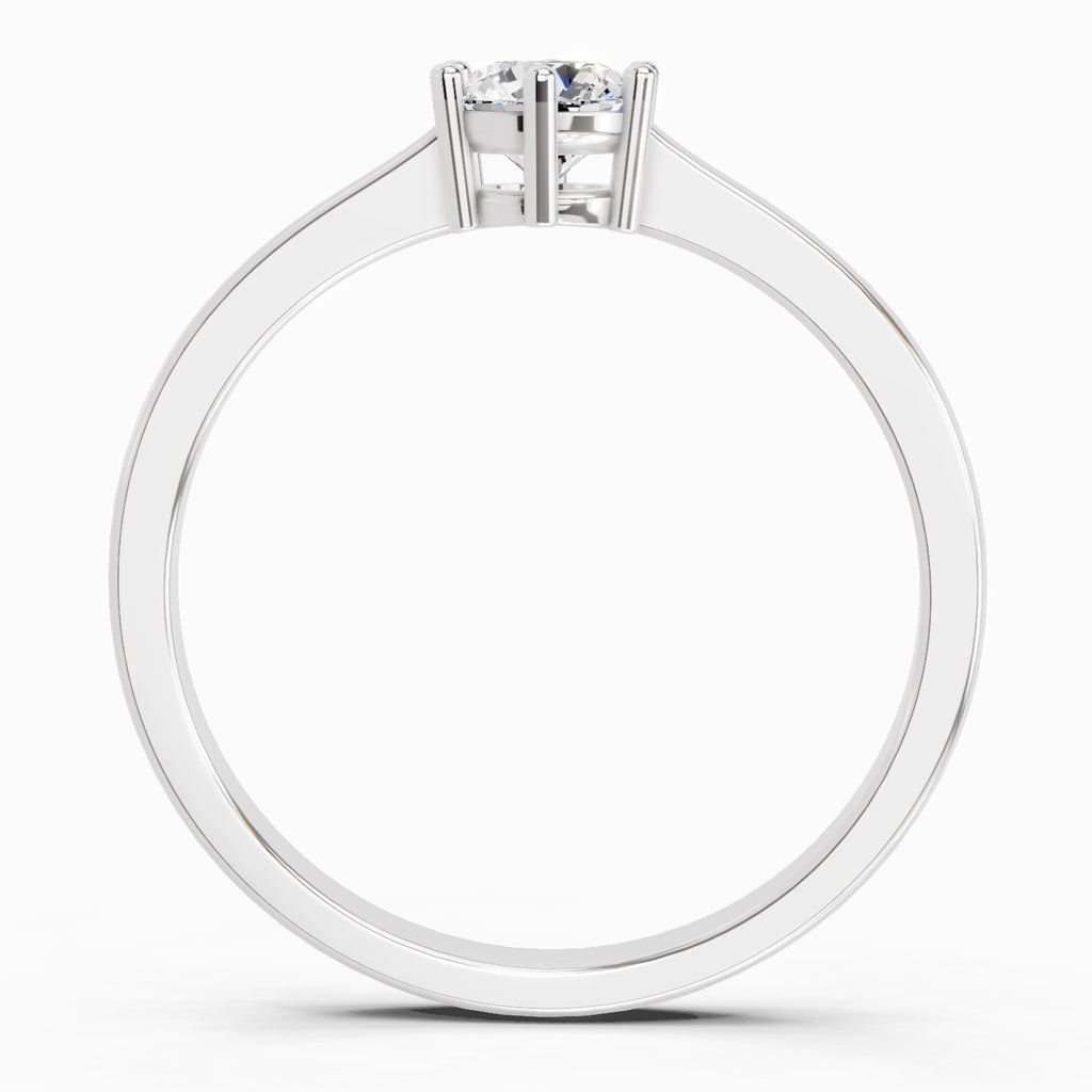 0.5 Carat Round Solitaire Ring