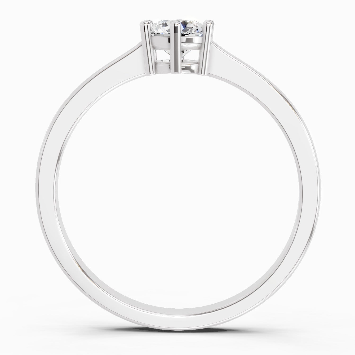 0.5 Carat Round Solitaire Ring