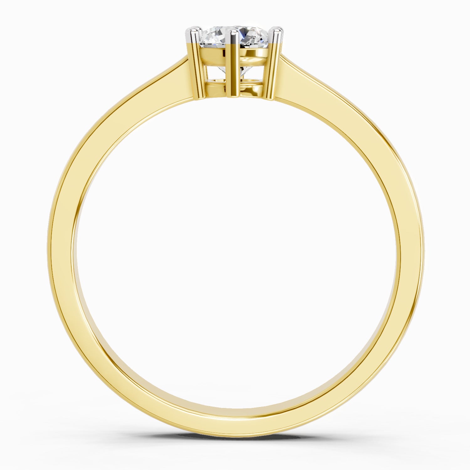 0.5 Carat Round Solitaire Ring