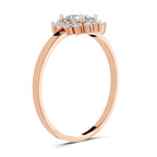 0.57 Carat Halo Oval Engagement Ring