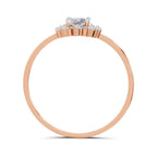0.57 Carat Halo Oval Engagement Ring