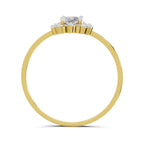 0.57 Carat Halo Oval Engagement Ring