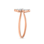Sparkles Floral Ring 10 0.21 Ct