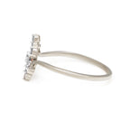 Sparkles Floral Ring 10 0.21 Ct
