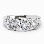 0.7 Carat Marquise And Round Cluster Ring