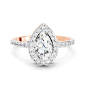 0.7 Carat Marquise And Round Cluster Ring