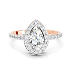 0.7 Carat Marquise And Round Cluster Ring