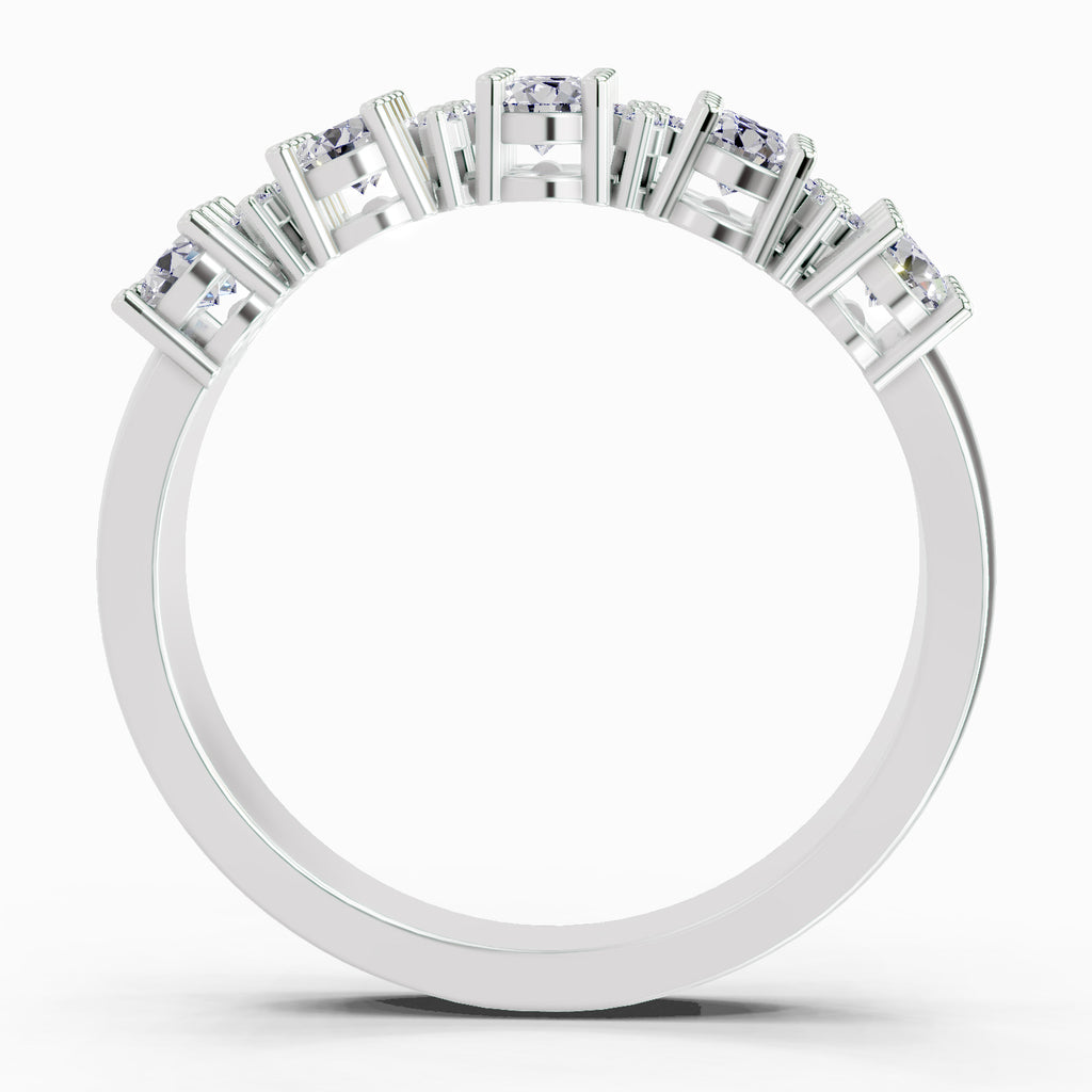 0.66 Carat Diamond Cluster Ring