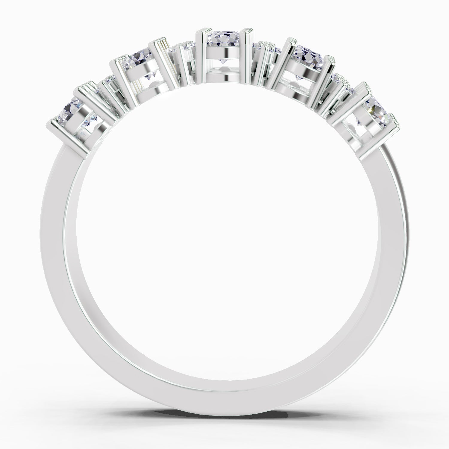0.66 Carat Diamond Cluster Ring