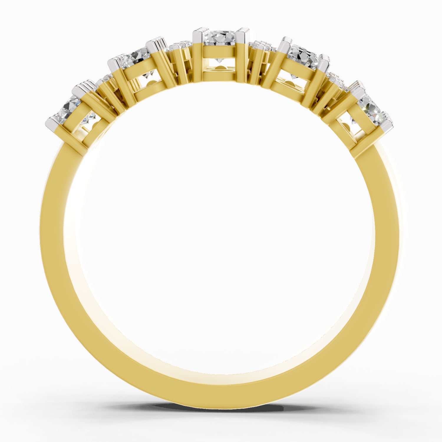 0.66 Carat Diamond Cluster Ring
