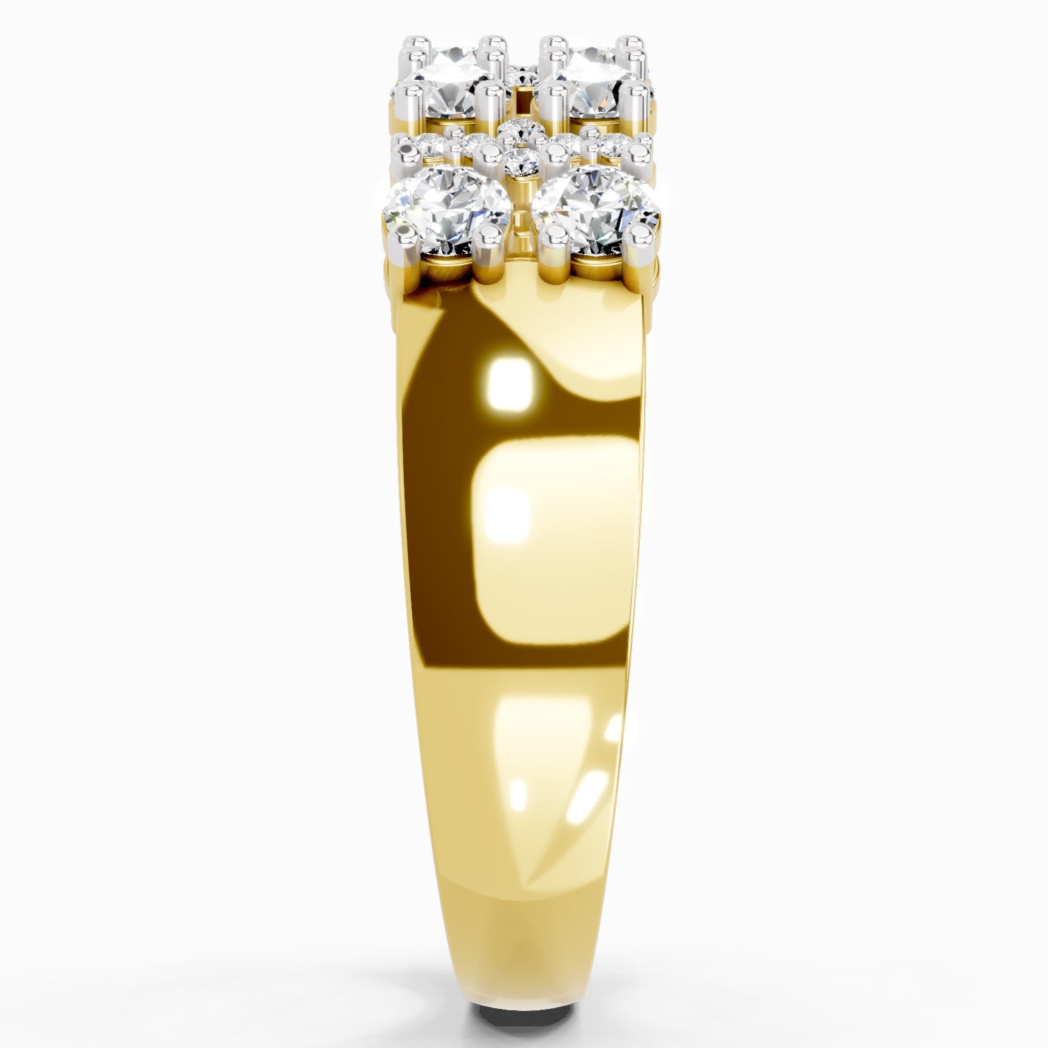 0.66 Carat Diamond Cluster Ring