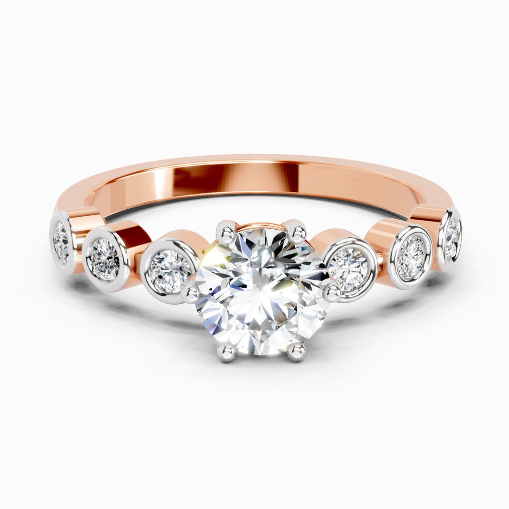 0.66 Carat Diamond Cluster Ring
