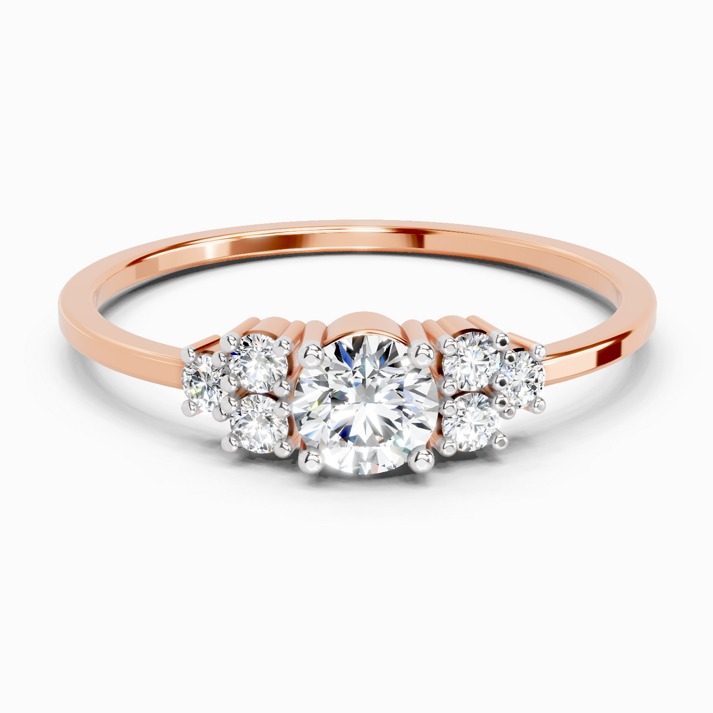0.58 Carat Cushion Engagement Ring