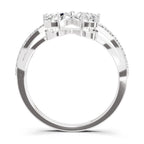 1.38 Carat Pear Shape Diamond Clover Ring