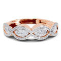 1.38 Carat Pear Shape Diamond Clover Ring