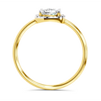 1.37 Ct Cushion Halo Ring