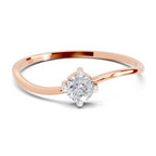 0.62 Carat Pear Shape Halo Engagement Ring