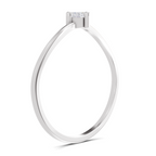 Sparkles 0.18 Ct Celestial Twist Diamond Engagement Ring in 14K Gold